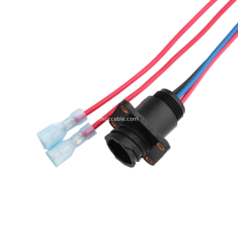 6 4 PinへのPin 100mmの長さワイヤー馬具アセンブリMolex 1722582106 TE 208130-1