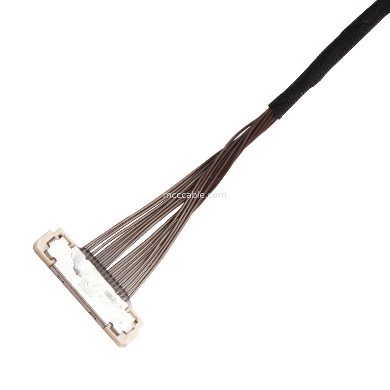 ジンバルのカメラのためのDC-2813Cワイヤー馬具LVDS EDPケーブルへの注文DF36C-15P-0.4SD