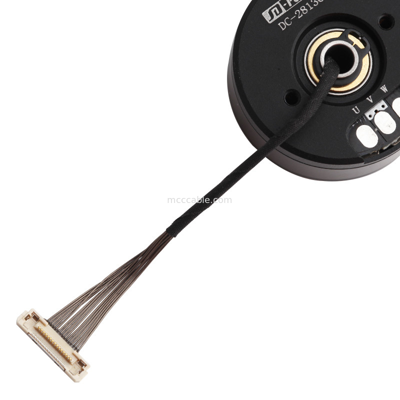 ジンバルのカメラのためのDC-2813Cワイヤー馬具LVDS EDPケーブルへの注文DF36C-15P-0.4SD