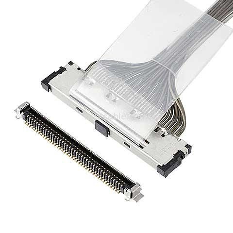 40P 20437 20438-040T-01 2496-040 20439-040E-01 マイクロコアシアルケーブルプラグ 垂直交配型マイクロコアシアルコネクタ