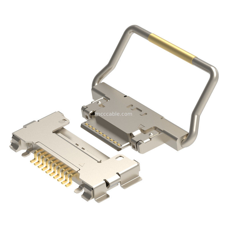 10p 20633-310T-01S マイクロコアシアルコネクタ 機械式ロックプラグ マイクロコアシアルケーブル組立用