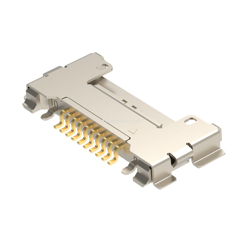 10p 20633-310T-01S マイクロコアシアルコネクタ 機械式ロックプラグ マイクロコアシアルケーブル組立用