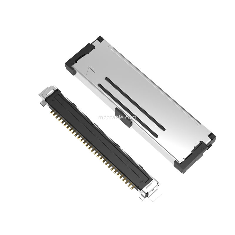 20437-030T-01 水平式交配型 機械ロック付きマイクロコアシアルコネクタ 30Pin 40P 50P 0.4mmピッチ