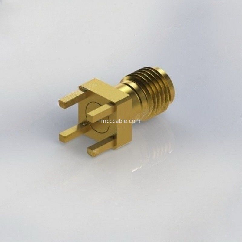 PCB板端の台紙RF 34GHzへの3.5 Mm RFの同軸ケーブルのコネクターの女性