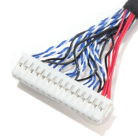 26AWG Lcd LVDSのケーブル会議1.0mmピッチJAE苦境30ssl Hfへの Df13 EDP