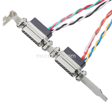 2 40 Pinに電気組のLvdsケーブルDb15のコネクターの女性15 Pin 205205-2