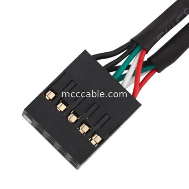 SH1.0 5P 1.0mmピッチへの28AWG LEDの馬具のケーブル会議JST PHR-5P