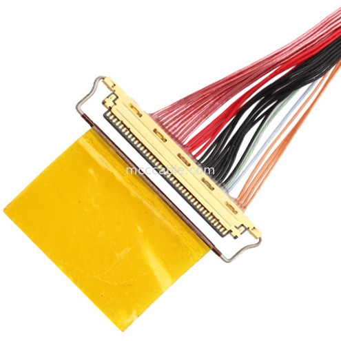 36AWG Lvdsケーブル組立 I  20453-240t-01 から 20453-240t-01 40P 0.4mm ピッチ