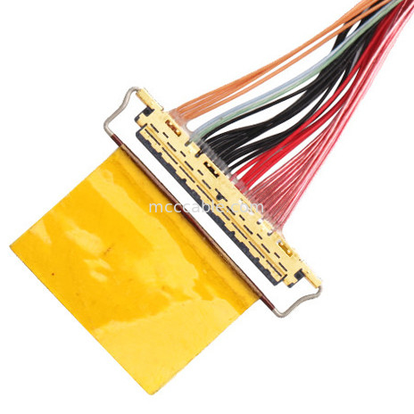 36AWG Lvdsケーブル組立 I  20453-240t-01 から 20453-240t-01 40P 0.4mm ピッチ