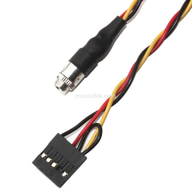 Molex 22 55 2101注文のケーブル ハーネス2.54mmピッチ3.5mmのパネルの台紙可聴周波ジャック