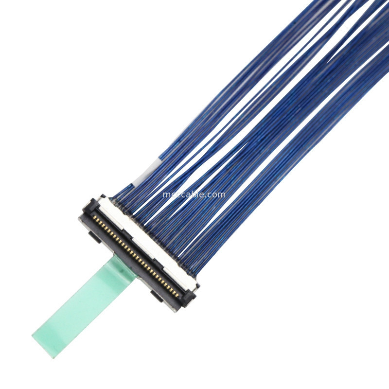 0.5mmピッチの 30Pのマイクロ同軸ケーブルのLvdsの同軸ケーブルDF80D-30P-0.5SD