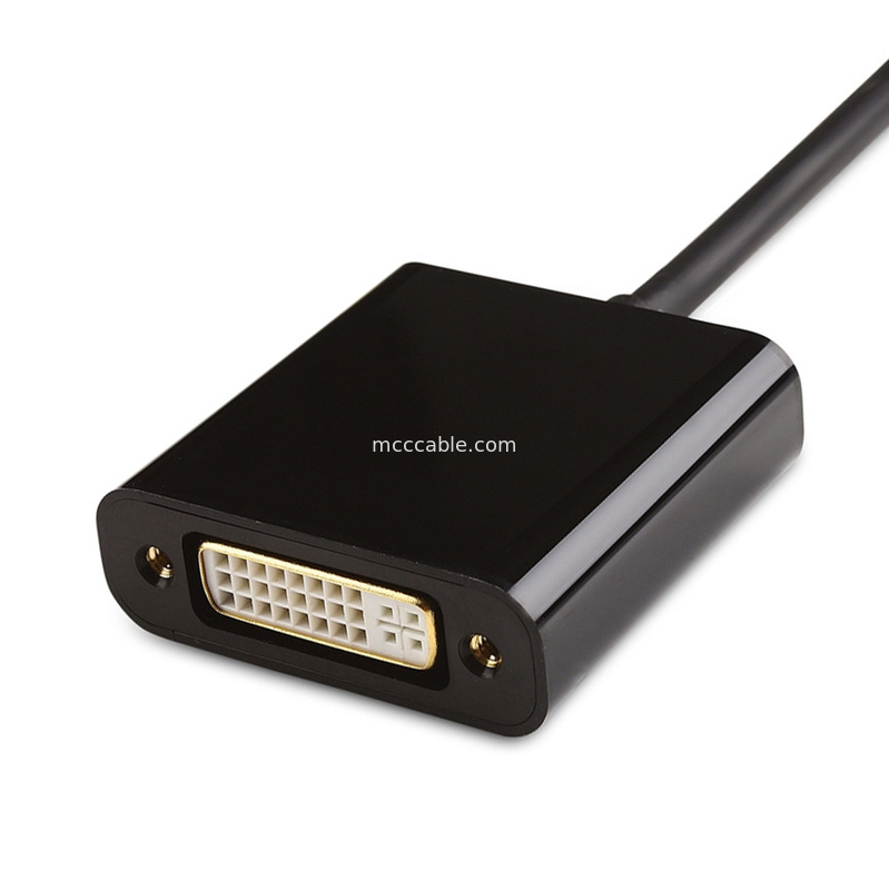 OEM/ODM Lvdsケーブル組立 ミニディスプレイポートからDvi 3 イン 1 アダプターコネクタ