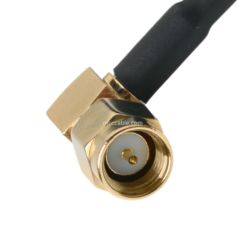 Ip67 ロス カスタム コアックスケーブル ラ スマプラグ 右角プラグ Rg316 OEM / ODM