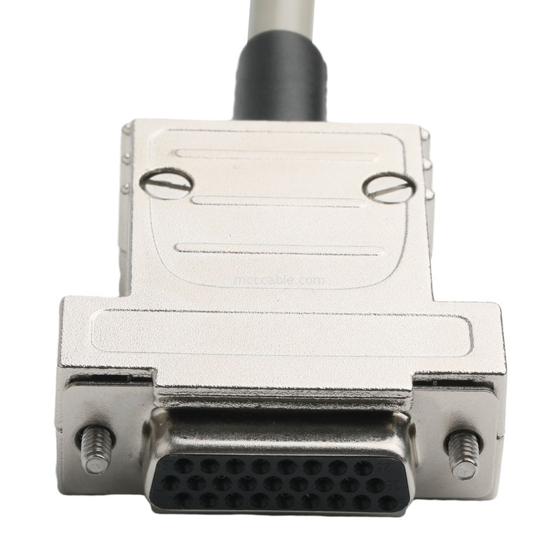 Hd D-Sub to Mdr プラグ接続ケーブル 14p*28 Awg Od 7.0mm ベージュ PVC ジャック