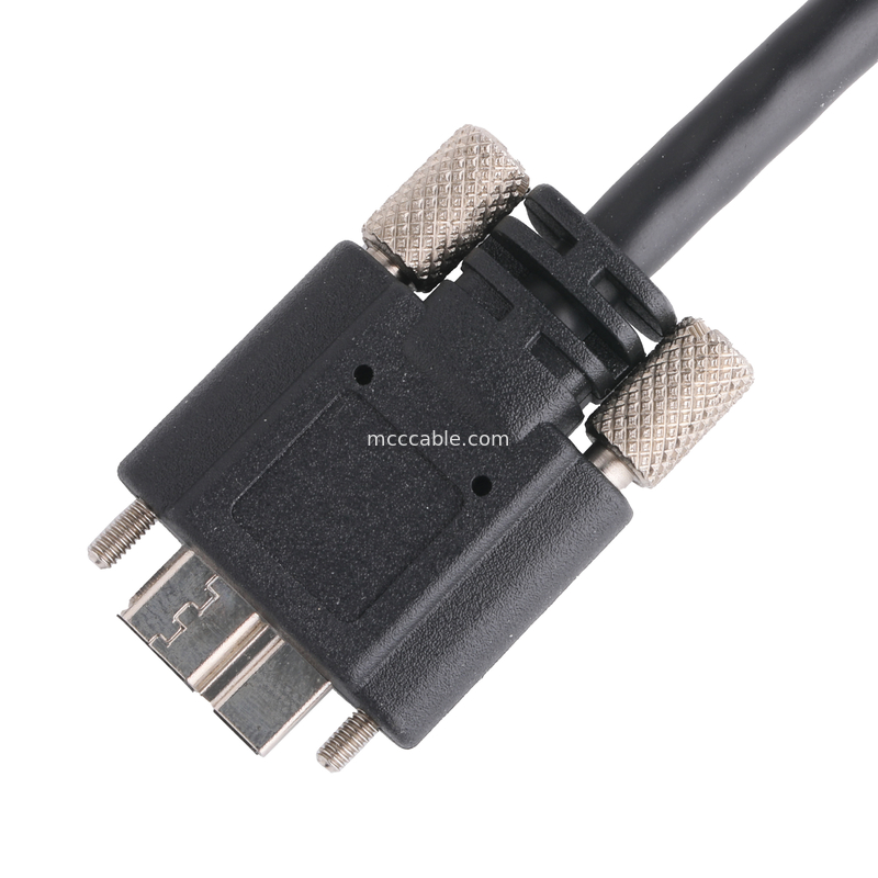黒色 5gbps Usb 3.0 to Usb マイクロB 充電ケーブル 長さ オーダーメイド Rohs