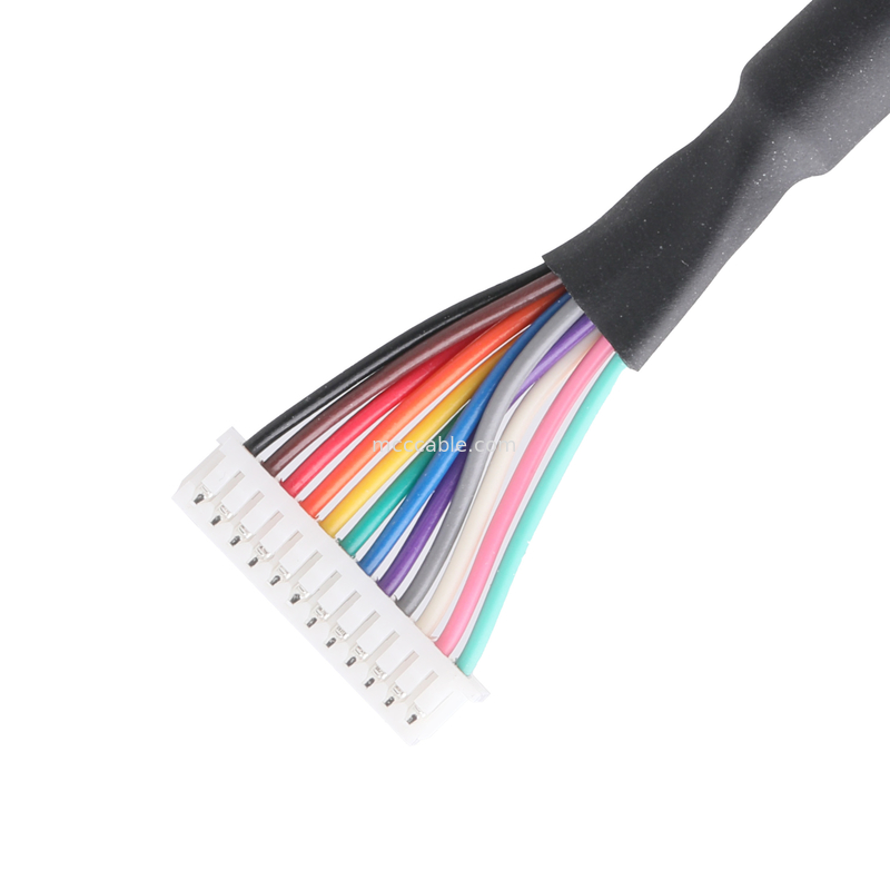 MX1.25-12P Lvdsケーブル組立 HSGWP/N 1025-H-12P-N-HF UL20276 28AWG*12C OD 5.5mm