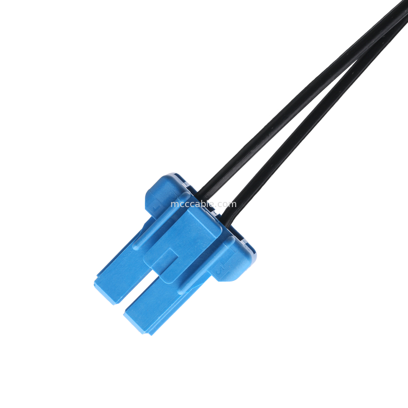 DCプラグ 2.1*5.5mm 溶接型 PVC外観 模造 TO TE ブルーハウジング 2P 女性ケーブル接続器