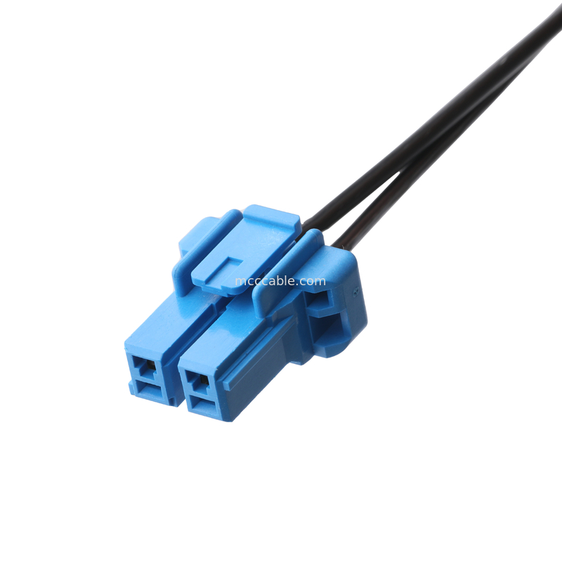 DCプラグ 2.1*5.5mm 溶接型 PVC外観 模造 TO TE ブルーハウジング 2P 女性ケーブル接続器