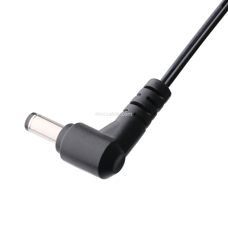 DCプラグ 2.1*5.5mm 溶接型 PVC 外見 鋳造 90 角度から MOLEX 39012020 PITCH 4.2mm 1*2Pハウジング