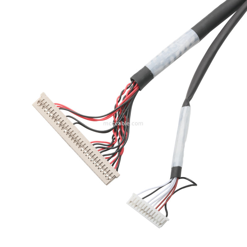 自動車用 JAE FI-X30HL 30P から DF14-30P と MOLEX 51021-1200 12Pin 組み合わせたケーブルコネクタ OEM/ODM