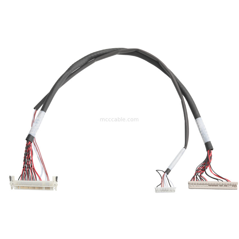 自動車用 JAE FI-X30HL 30P から DF14-30P と MOLEX 51021-1200 12Pin 組み合わせたケーブルコネクタ OEM/ODM