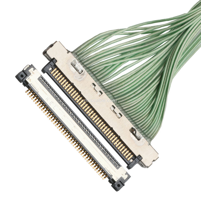 KEL USL00-40S 0.4V 板側マイクロコアシアルケーブルコネクタ 右角タイプ