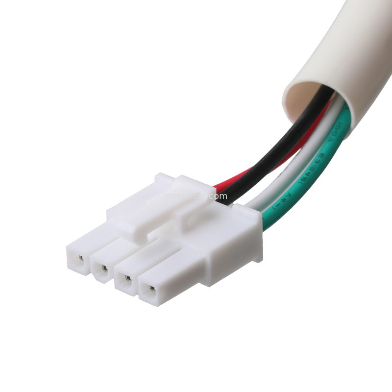 モレックス HSG 4P から RCPT HSG 4P ピッチ 4.2mm UL1007 18AWG 300V 80C OEM/ODM 長さ カスタマイズ