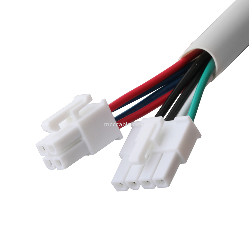 モレックス HSG 4P から RCPT HSG 4P ピッチ 4.2mm UL1007 18AWG 300V 80C OEM/ODM 長さ カスタマイズ
