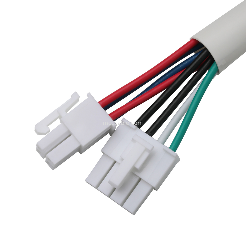 モレックス HSG 4P から RCPT HSG 4P ピッチ 4.2mm UL1007 18AWG 300V 80C OEM/ODM 長さ カスタマイズ