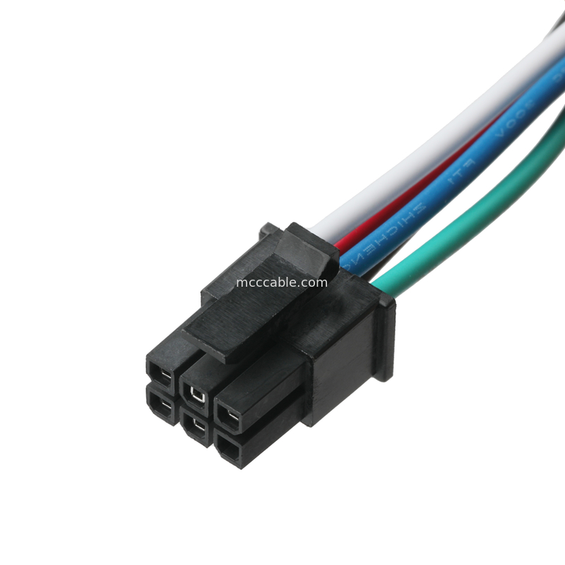 LHE 2147552062 MX3.0 6P から PJ-019 DC 電源接続ケーブル UL1007 20AWGケーブル