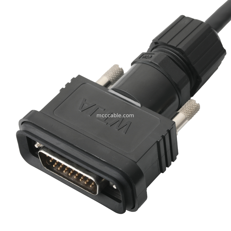 ROHS LVDSケーブル組立 HDB-26BMMA-SL7001 男性からHDB-26BFFA-SL7001 女性 長さ オーダーメイド OEM/ODM