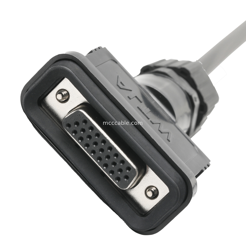 ROHS LVDSケーブル組立 HDB-26BMMA-SL7001 男性からHDB-26BFFA-SL7001 女性 長さ オーダーメイド OEM/ODM