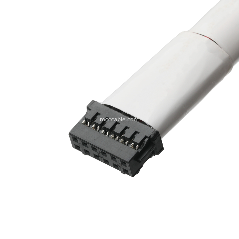 12Pin PA66 P/N DF11-12DS-2C UL 1007 24AWGケーブルコネクタ組装 オートバイト/ODM