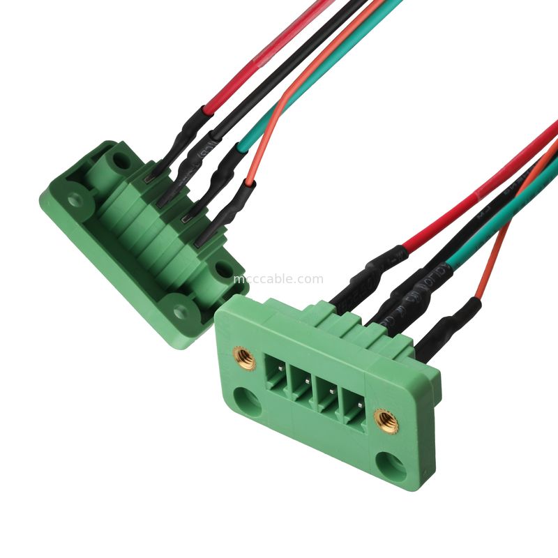 DFK-MC JL15CDGV-3.81 4Pin to MX1.25-12Pin と UL ロベル 壁を通る端末ブロック