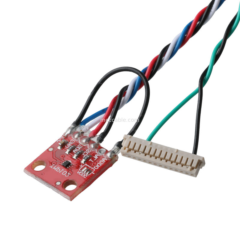 組み合わせたカスタマイズされたケーブル JST RF-10 から DF13-14S-1.25C DF13-5S-1.25C と SEN-13314 ケーブルコネクタ組