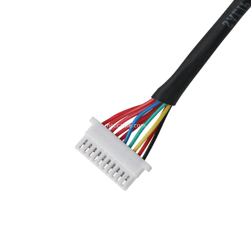 lvdsケーブル 10P JST SHLP-10V-S-B 半断片帯帯 オーダーメイド同軸ケーブルアセンブリ 自動車用ワイヤー帯