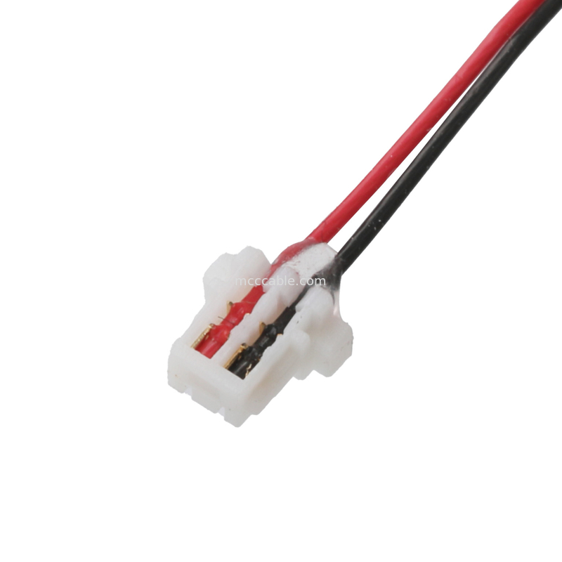 JSTワイヤーハーネス 0.8mmピッチ 2P 接触面 NSHR-6P 1.0mmブックル 受容器 切断可能なクリップ