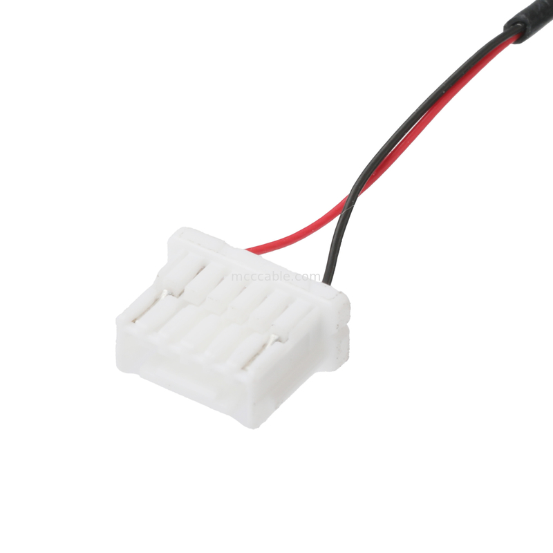 JSTワイヤーハーネス 0.8mmピッチ 2P 接触面 NSHR-6P 1.0mmブックル 受容器 切断可能なクリップ
