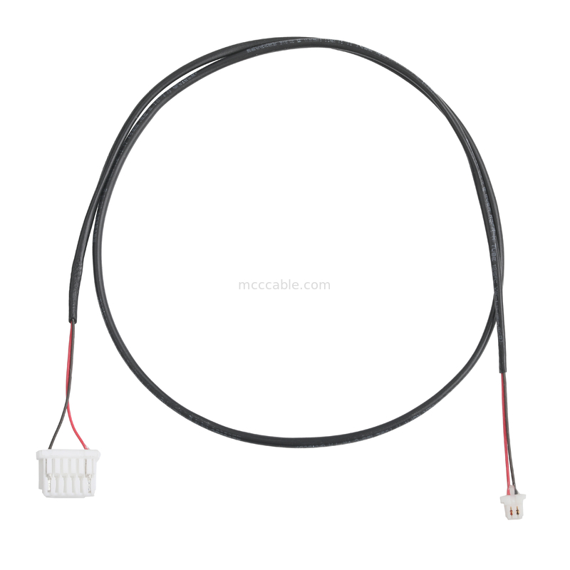 JSTワイヤーハーネス 0.8mmピッチ 2P 接触面 NSHR-6P 1.0mmブックル 受容器 切断可能なクリップ