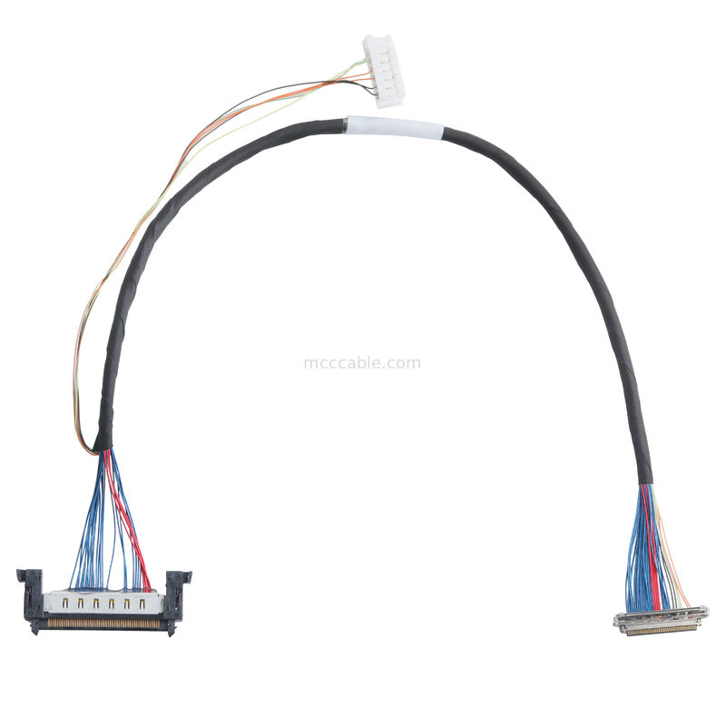 JAE FI-RE51-HL と JST EHR-7 から 20679-040T-01 LVDS EDPケーブル マイクロコアシアルケーブル