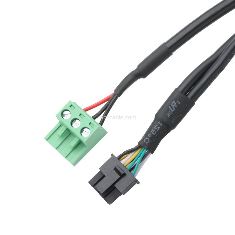 パーソナライズされた産業用ケーブルコネクタ DB-15P 女性からHSG 43025-0800ピッチ3.0mmと691352710003ピッチ5.8mm