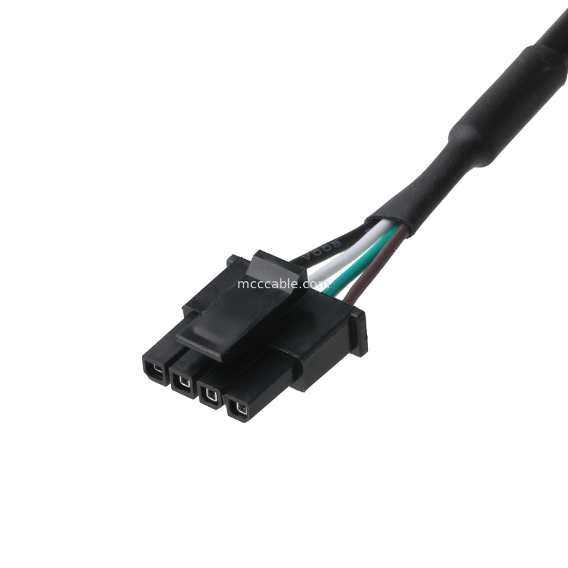 HSG 43645-0400 MX3.0-4P 半断線とリング接地カラーLVDSケーブル組成OEM/ODM