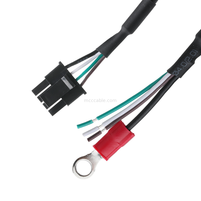 HSG 43645-0400 MX3.0-4P 半断線とリング接地カラーLVDSケーブル組成OEM/ODM