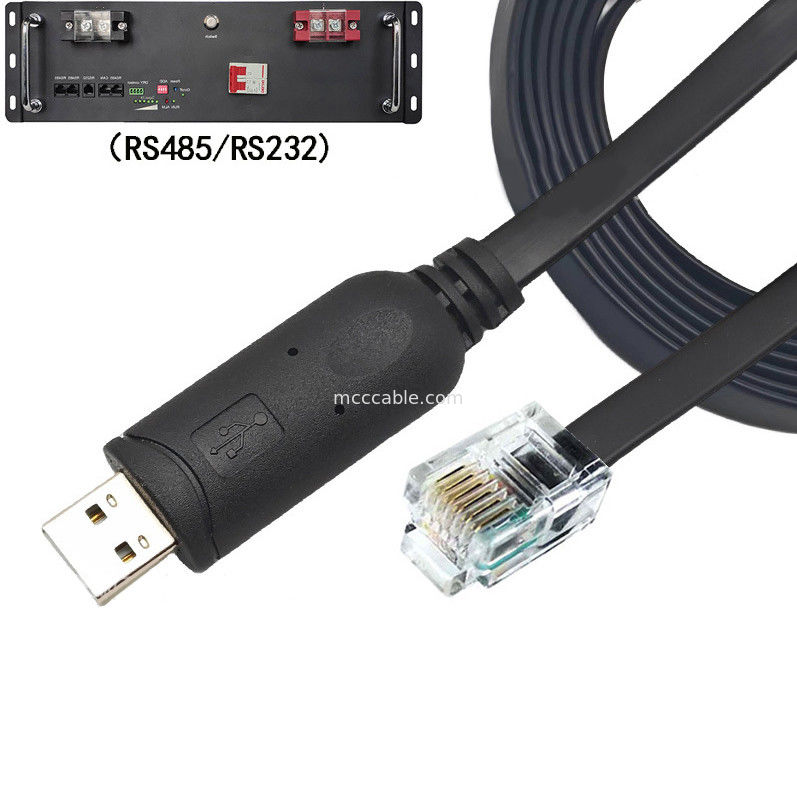 USB-A から RS232 RJ12 シリアルケーブル 6P6C RS232 通信設定デバッグラインと互換性