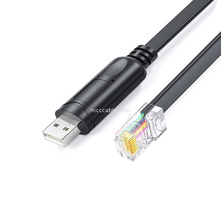 USB-A から RS485 RJ45 シリアルケーブル 8P8C RS485 通信設定デバッグラインと互換性