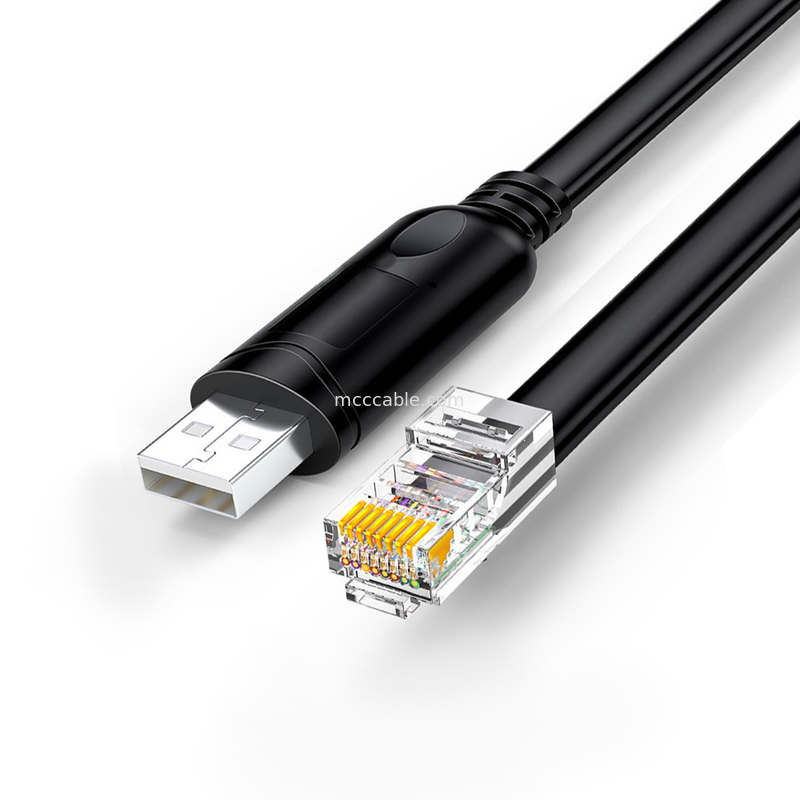 USB-A から RS485 RJ45 シリアルケーブル 8P8C RS485 通信設定デバッグラインと互換性