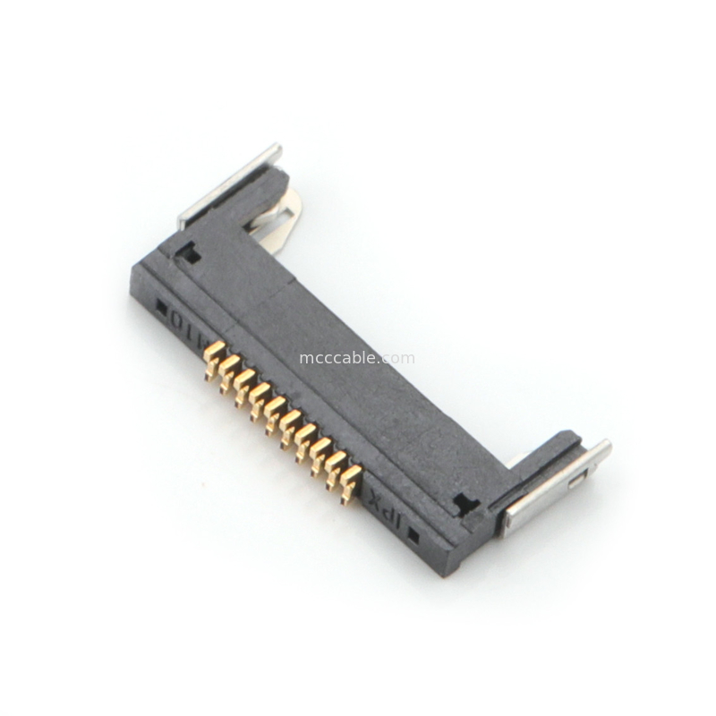 20345-010T-32R 20347-310T-12R 0.5mmのピッチ,水平交配型マイクロコアキシアルコネクター