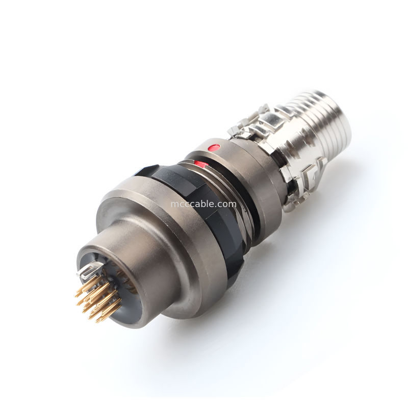 産業用Rシリーズ16P 男性と女性の軍事用防水コネクタ 保護レベルがIP6K8に達