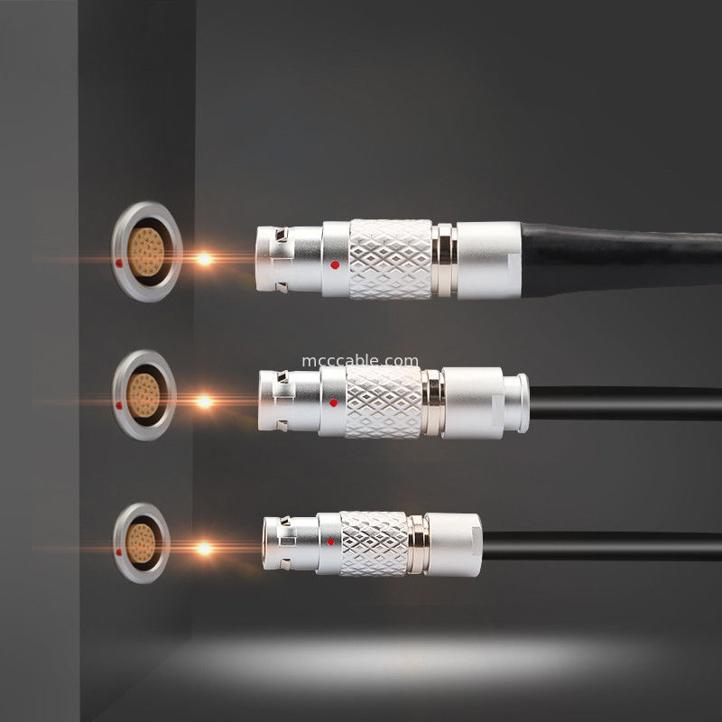 プッシュ・プル・セルフロックコネクタ LEBシリーズ FGG.1B 7Pin 男性航空プラグ 産業用円形コネクタ