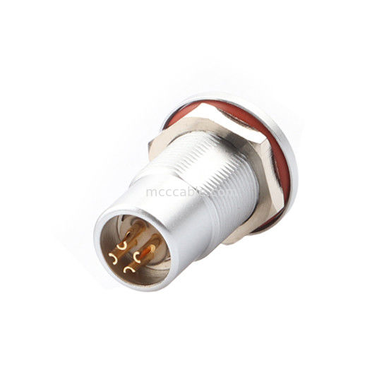 円形防水コネクタ Bシリーズ Z7 4P 女性 真空 密閉式防水ソケット 固定式ソケットナッツ IP68 固定